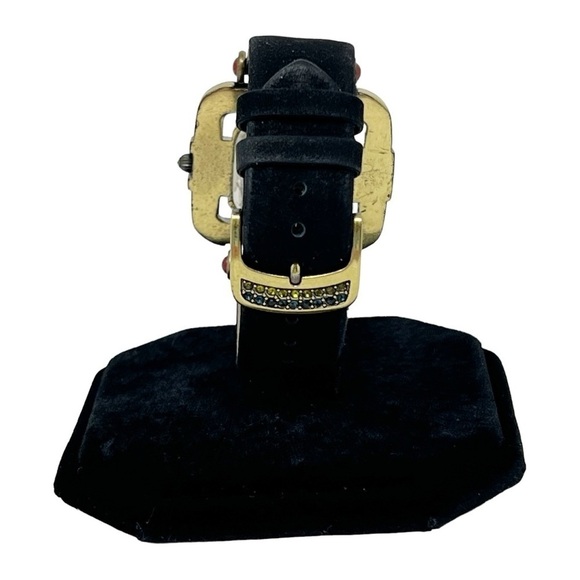 Heidi Daus Art Deco Swarovski Crystal Face Watch - Picture 6 of 8